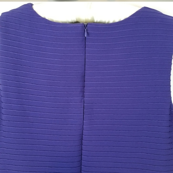 R&M Richards 14 Purple Sleeveless Midi Dress - Picture 6 of 7